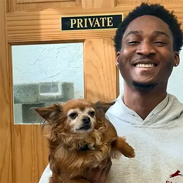 LeBron Dog Park Attendant at The Barrie Inn