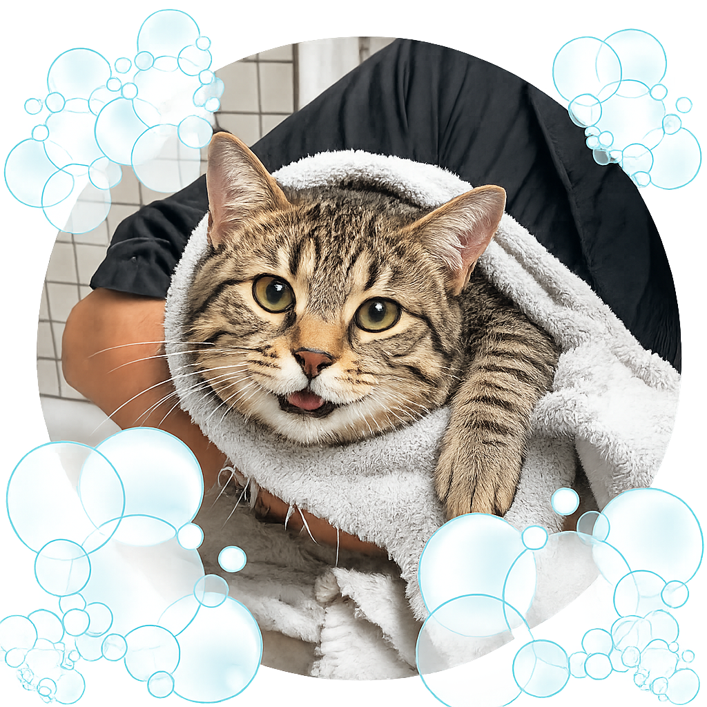 Cat grooming and feline grooming packages at the The Barrie Inn.
