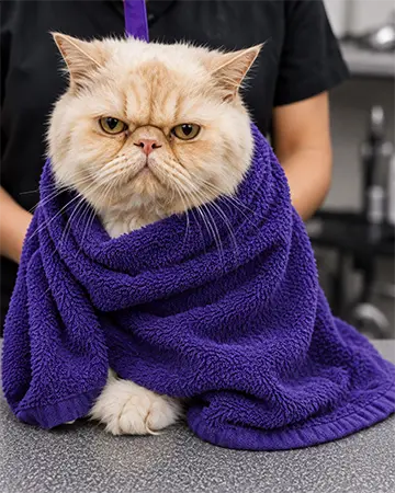 Brushing and De-Shedding for Cats