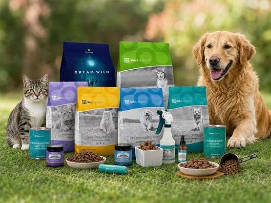 Life’s Abundance Pet Food ad.